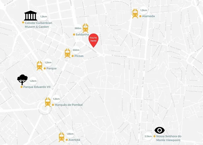 Saldanha Prime Oasis Apartmán Lisboa